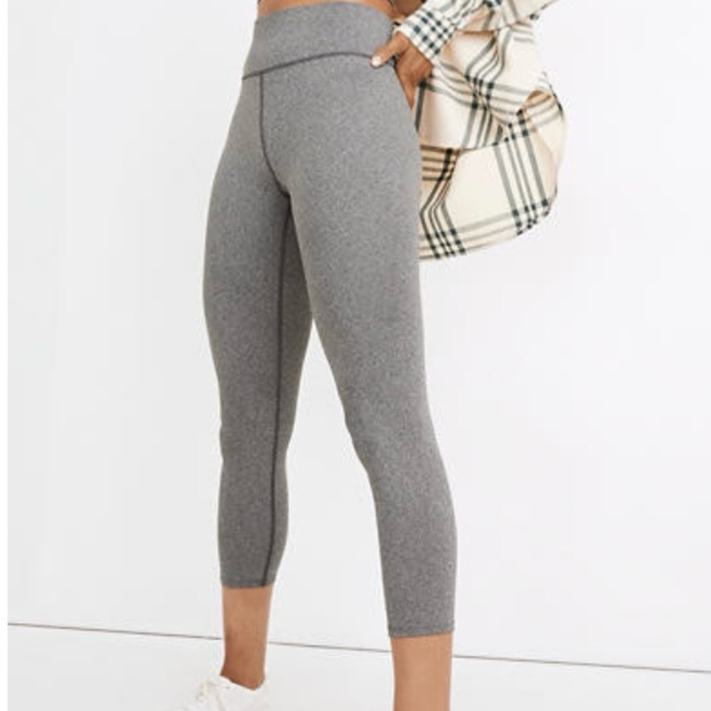 MADEWELL MWL Form High-Rise 23" Leggings in Heathered Charcoal